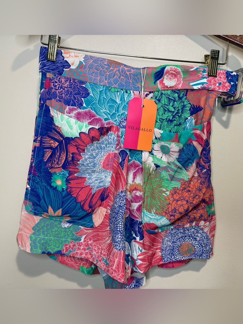 Vilagallo Avalon Villa Taranto Short multi color size 36 or us size 4 - Picture 4 of 12